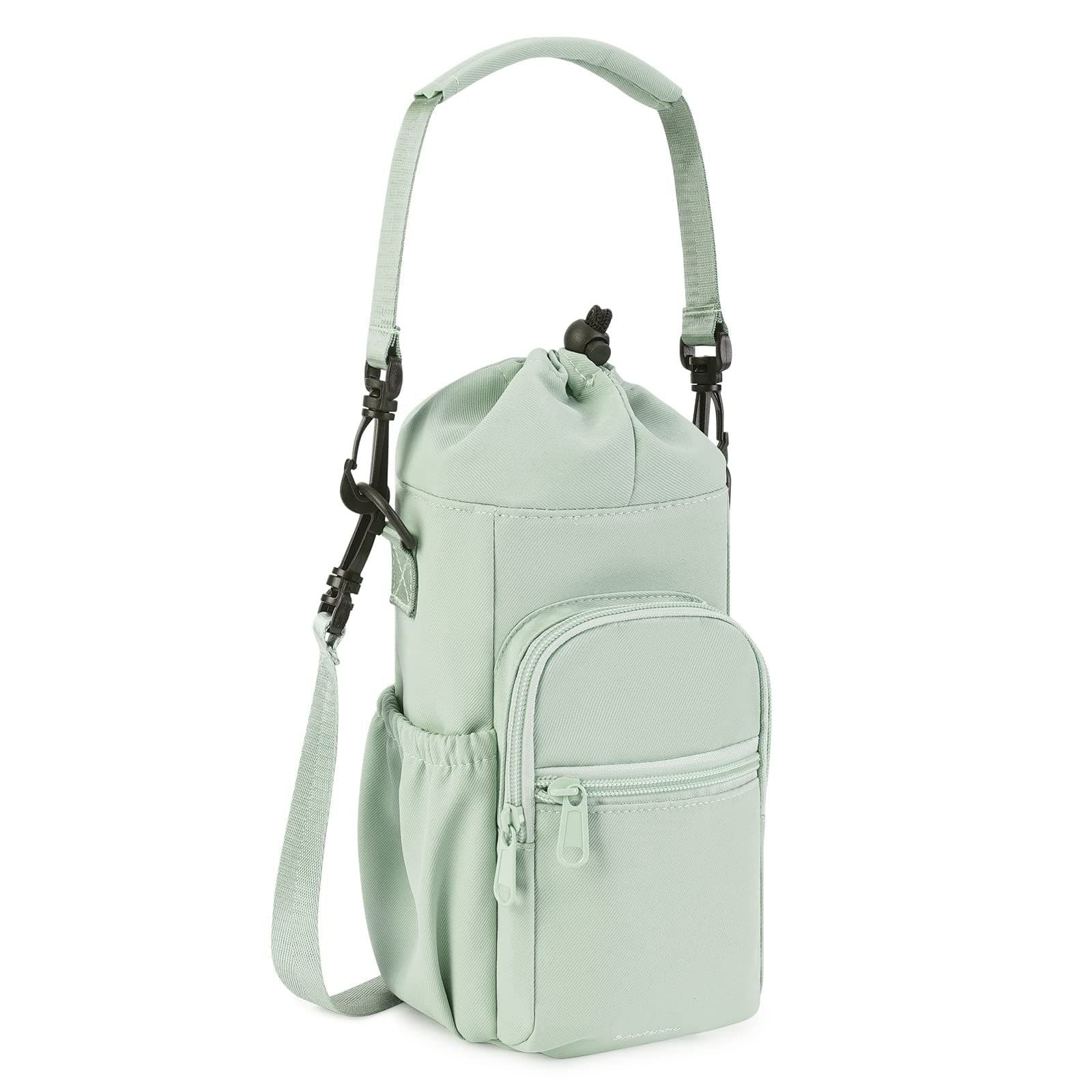 Amazon Best Seller Aluminum Foil Insulated Thermal Cup Cover Twill Water Bottle Single Shoulder Bag Water Cup Cover Crossbody Bo