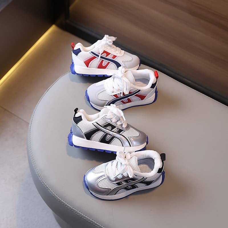 Children's Shoes Girls' AG Shoes 2026 Autumn New Breathable Kids' Single Mesh Sports Shoes Girls' Casual Shoes