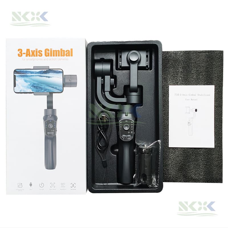 Smartphone Gimbal Stabilizer, Three-Axis Stabilization, Influencer Live Streaming Vlog Shooting Tool