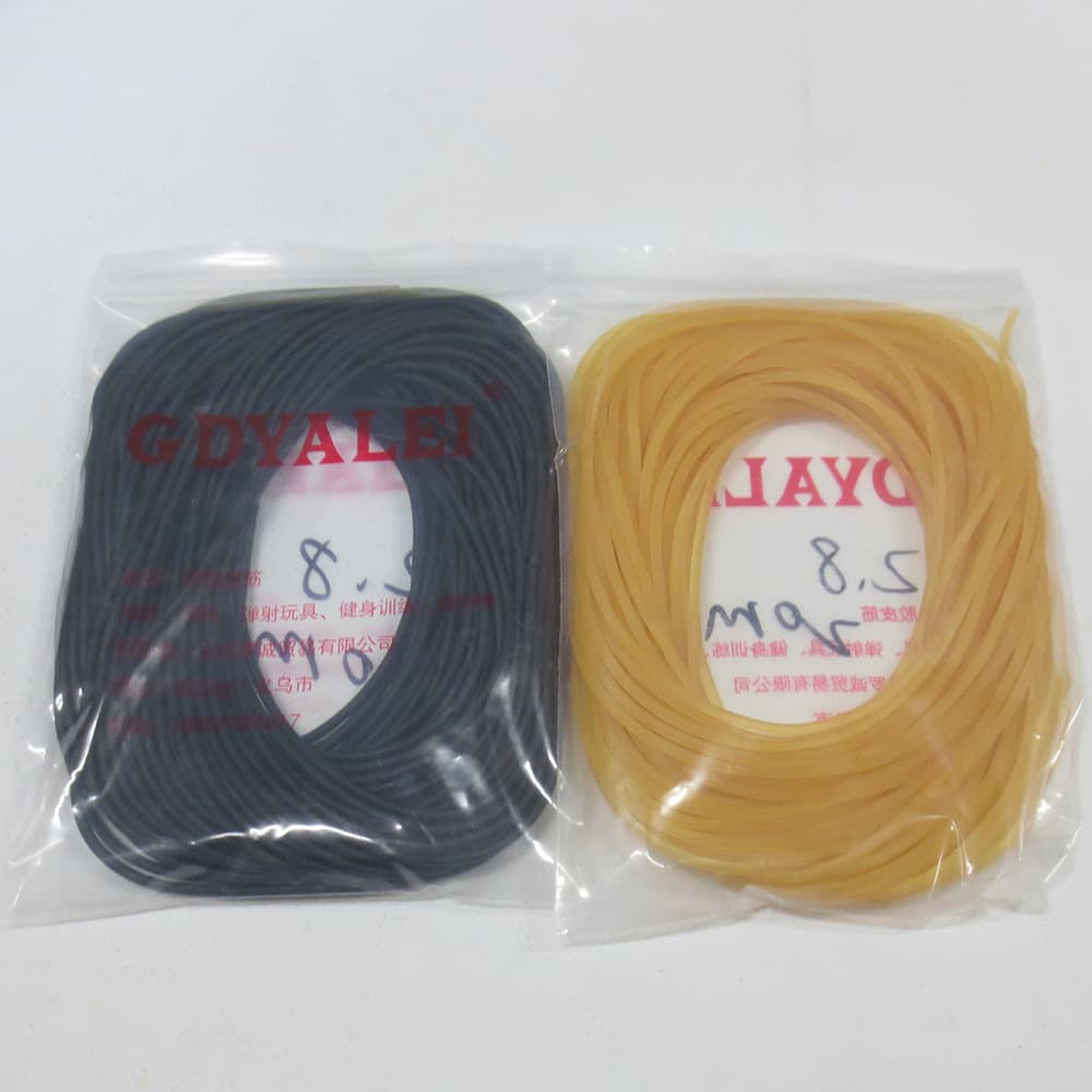 Wholesale 2.8mm high-elasticity latex rope, 10 meters and 20 meters.