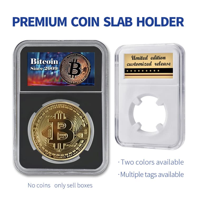 Cross-border exclusive US coin grading box, coin collection box, protective coin holder, empty coin storage case