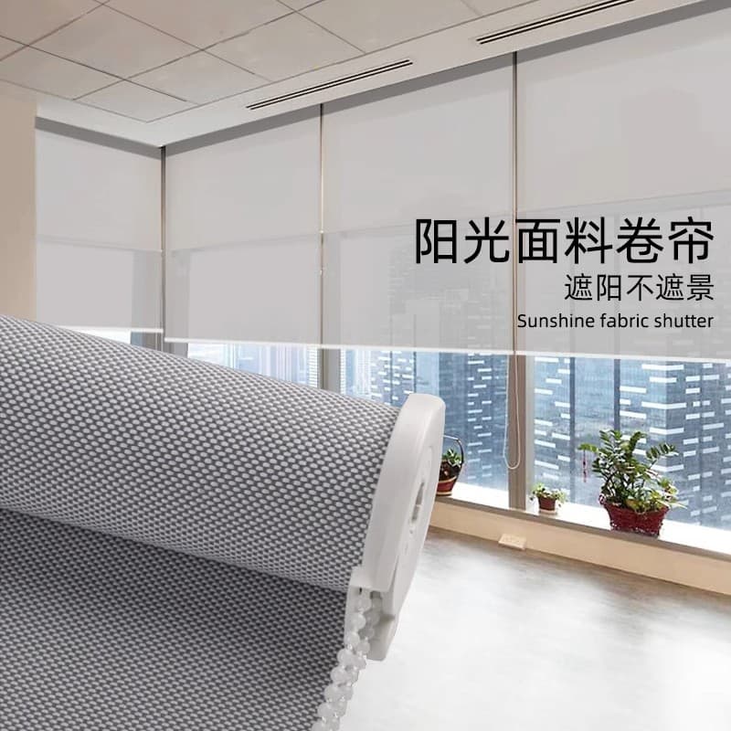 Sunlight-blocking, flame-retardant, light-blocking, and breathable electric blinds for hotels, office buildings, and shops.