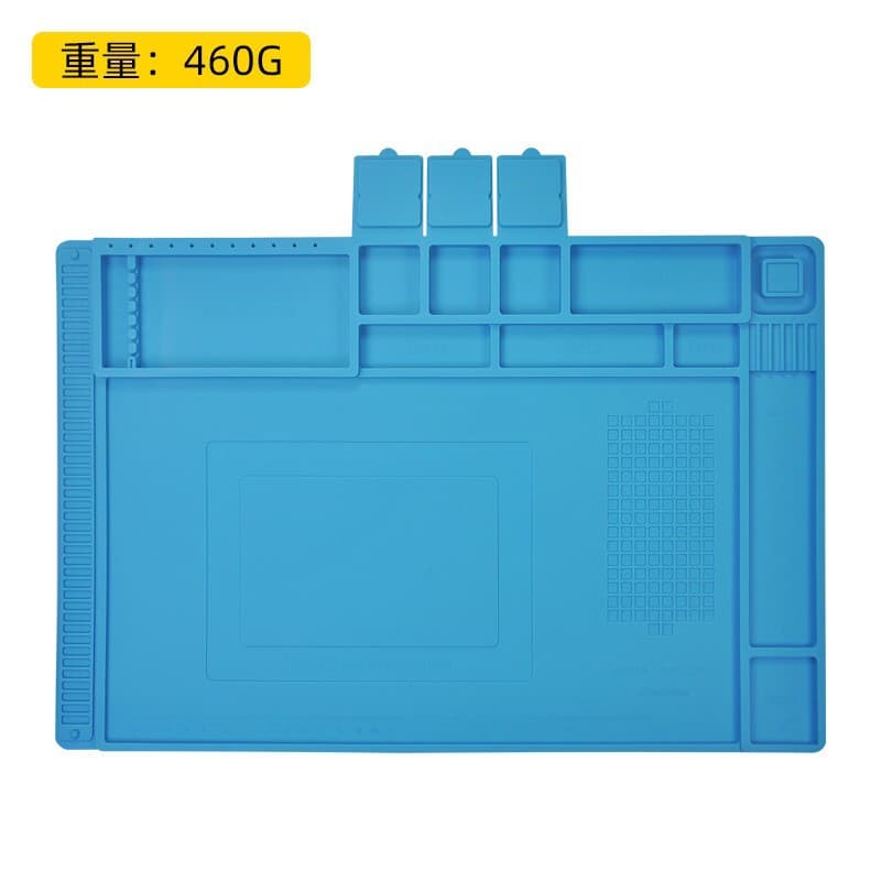 Phone Repair Heat Insulation Mat High Temperature Resistant Anti-Scald Workbench Phone Repair Silicone Mat Magnetic Silicone Mat