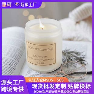 200g Frosted Aromatherapy Candle Decorative Relaxing Mosquito Repellent Gift Ins Fragrance Wholesale Souvenir