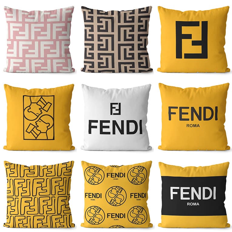 Cross-border Hot-selling Trendy Pillow Cover Plush Cushion Four Seasons Universal Sofa Square Pillow Case FF Fashion Decoration
