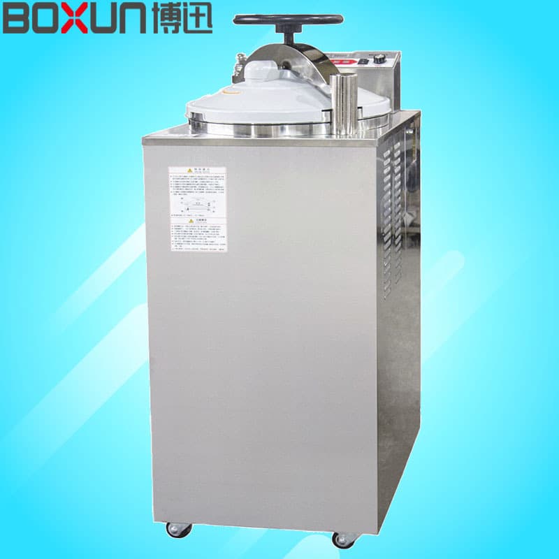100L Triple Exhaust Mode Sterilizer YXQ-100A with Safety Interlock and Water Cut-off Auto Control for Research Sterilization Equipment