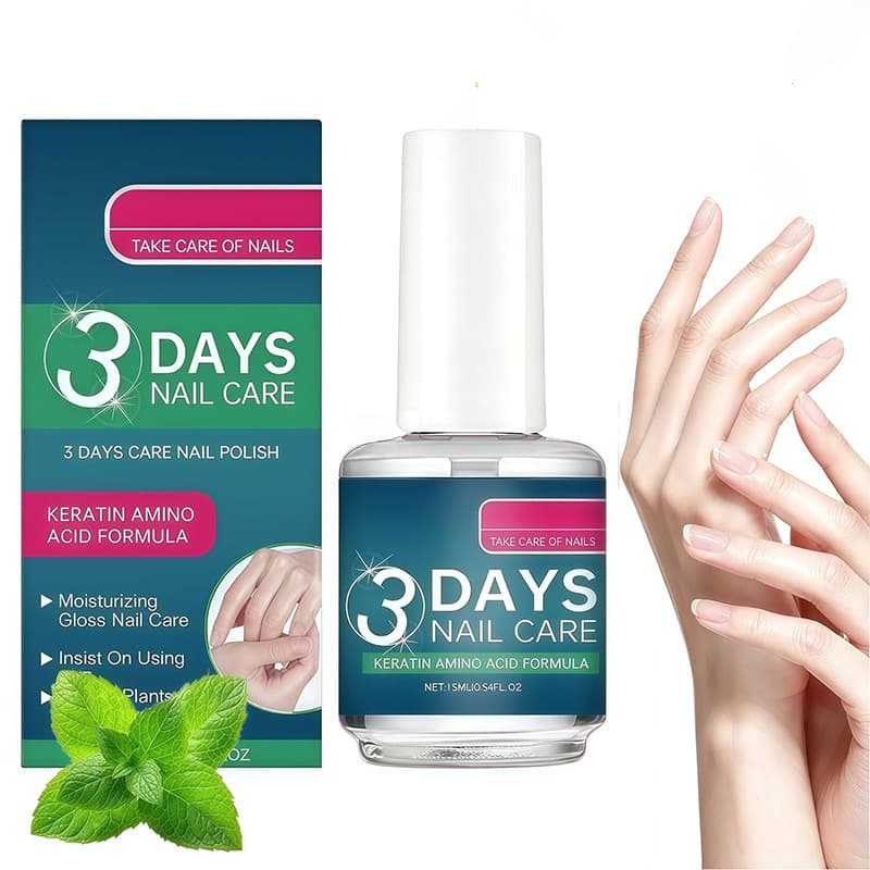 Cross-border Hot Selling 3 DAYS NAIL CARE 3 Moisturizing Nourishing Care Glossy Natural Nail Care Oil Nail Liquid
