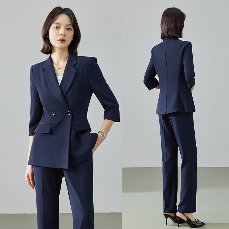 Women's Business Suit Set Summer Office High-End Workwear Plus Size Interview Blazer