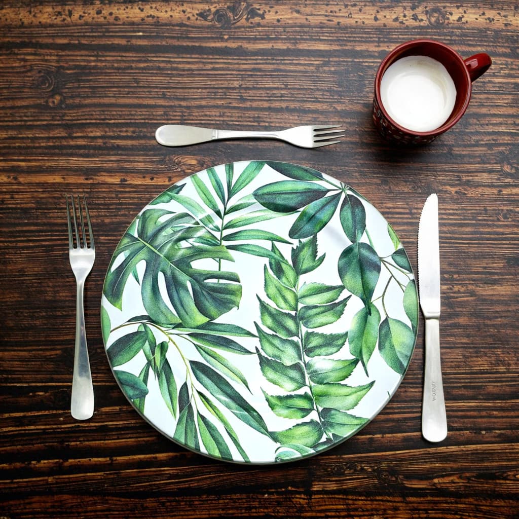 Factory Direct Charger Plate Decorative Fruit Plate UV Printed European Style Restaurant Wedding Charger Plate