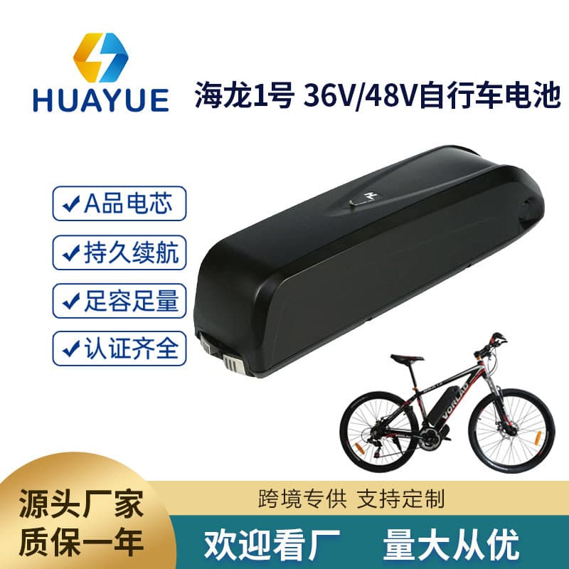 Hailong No.1 36V 48V E-bike Mountain Bike Bicycle Large Capacity 17Ah Power Lithium Battery Pack Factory Wholesale