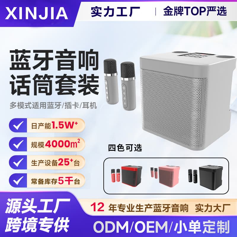 YS203KTV home set speaker with microphone all-in-one KD203 dual microphone Bluetooth karaoke audio