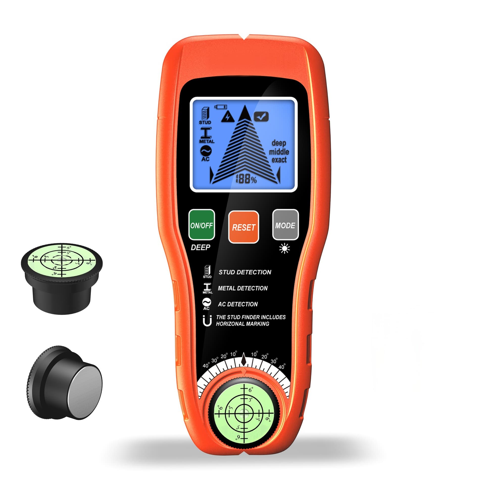 New 7-in-1 Multifunctional Wall Scanner, Handheld Stud, Wood, Wire, and Metal Detector for Export