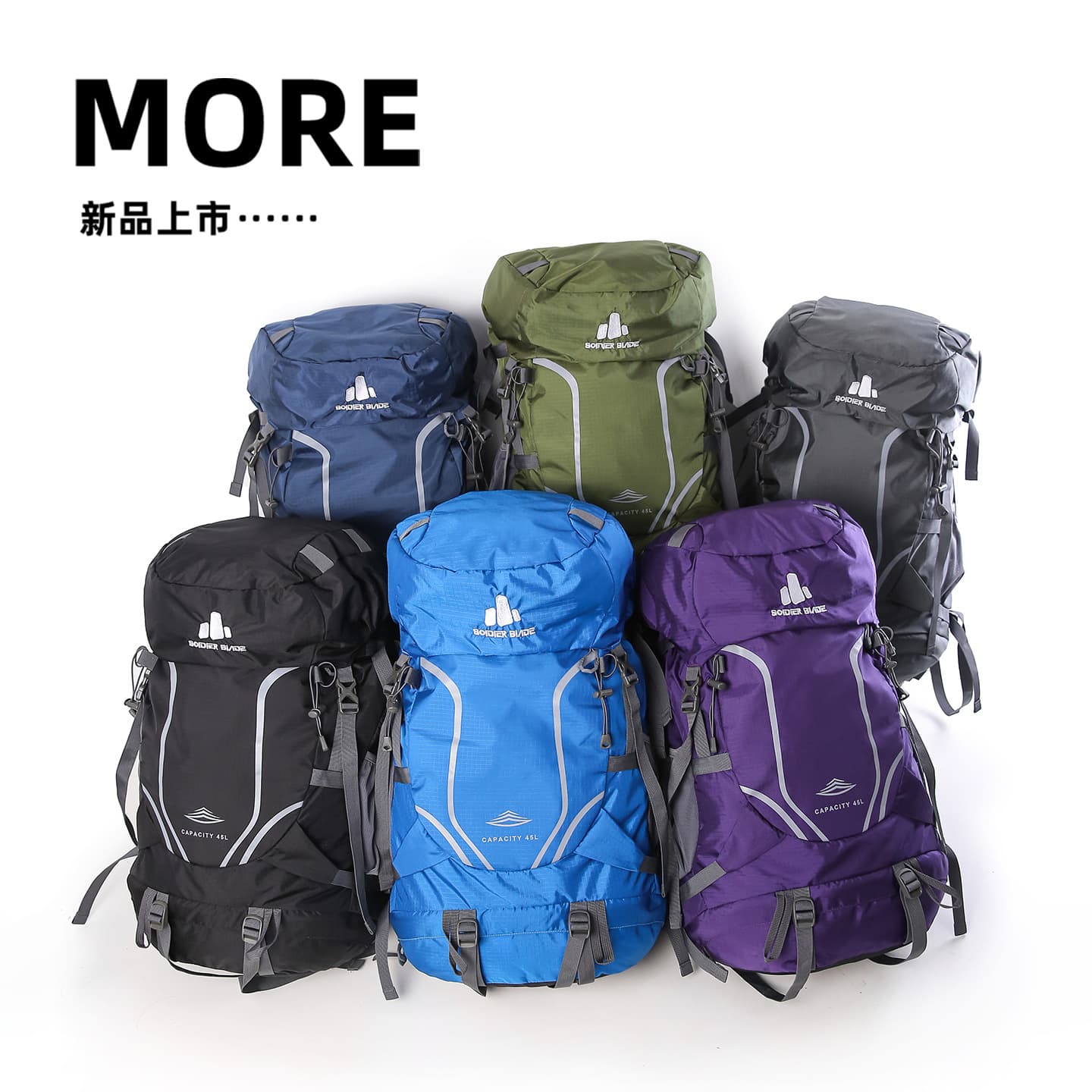 Hiking Backpack Outdoor Trekking Ultra-Light Waterproof Travel Unisex Large Capacity Rucksack 45L Mountaineering Backpack