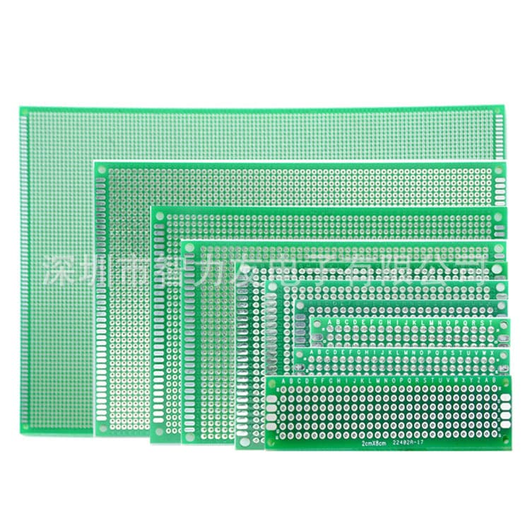 2.54mm Single-Side Tin-Sprayed Prototype PCB Board 5x7 6x8 7x9 8x12 10x15 9x15cm