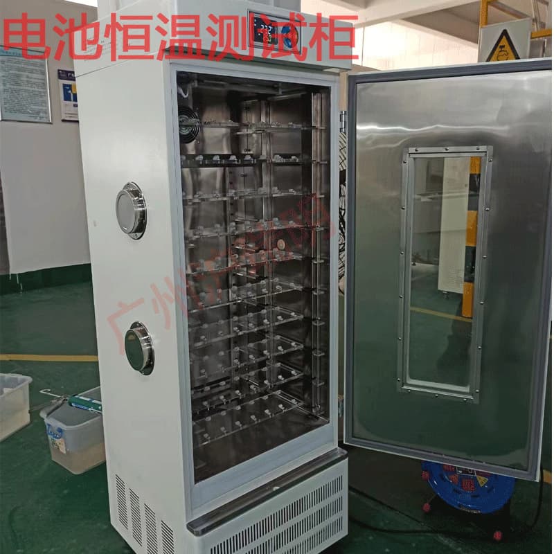 250L Lithium Battery Constant Temperature Test Cabinet Pre-installed RS485 Interface Charge-Discharge Aging Test Chamber Adjustable Bracket