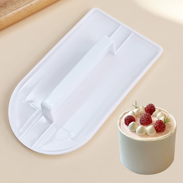 In Stock Cake Baking Tool Cream Cake Surface Smoother Fondant Cake Base Leveler Handle Scraper