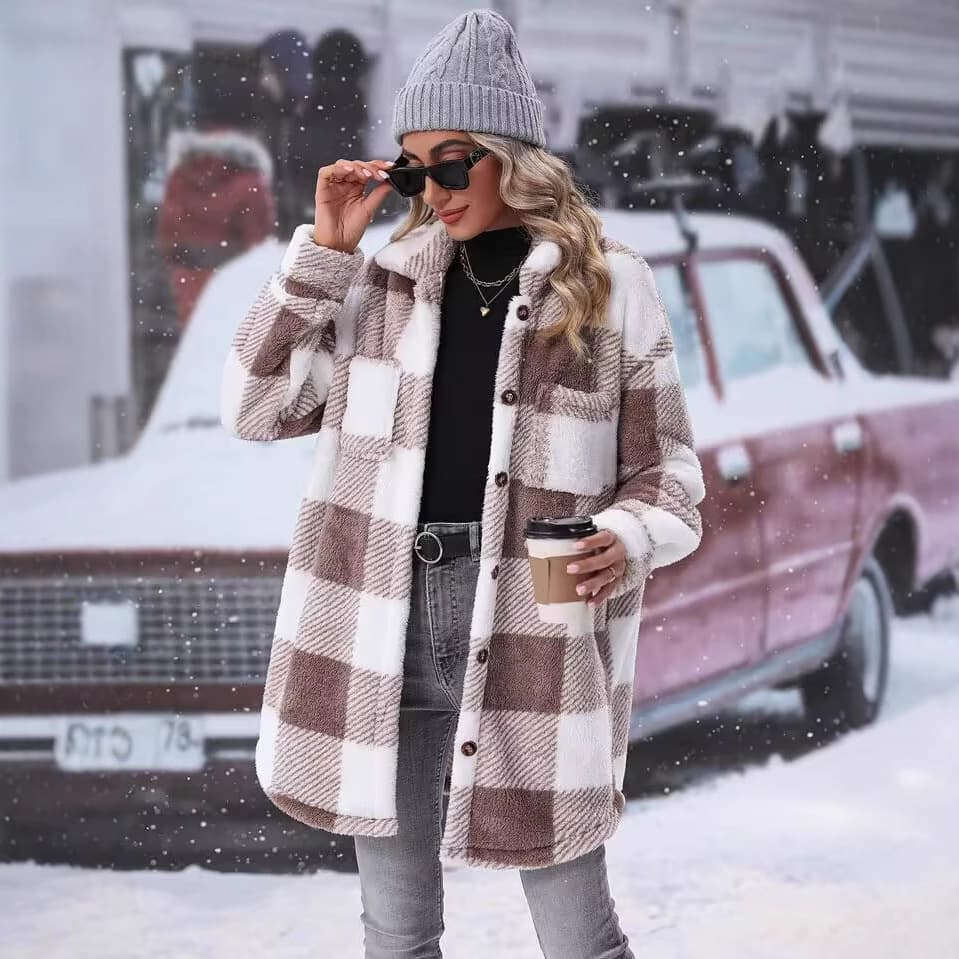 2025 New Winter Women's Coat Teddy Bear Jacket - Elegant Faux Fur Jacket for Women