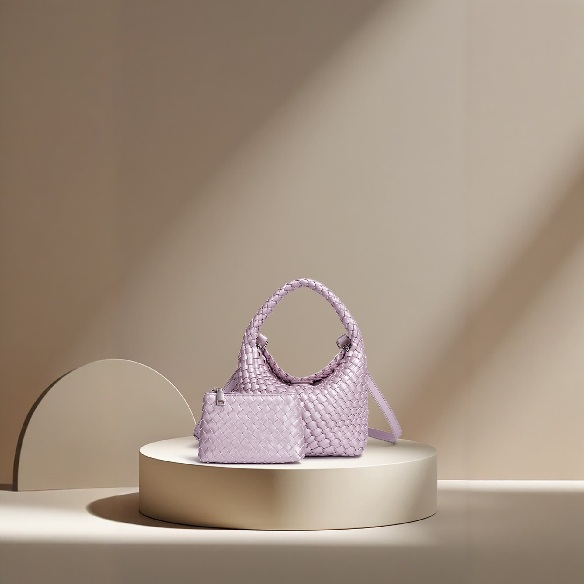 Niche design high-end woven women's bag 2024 new crossbody handbag fashion versatile vegetable basket bag