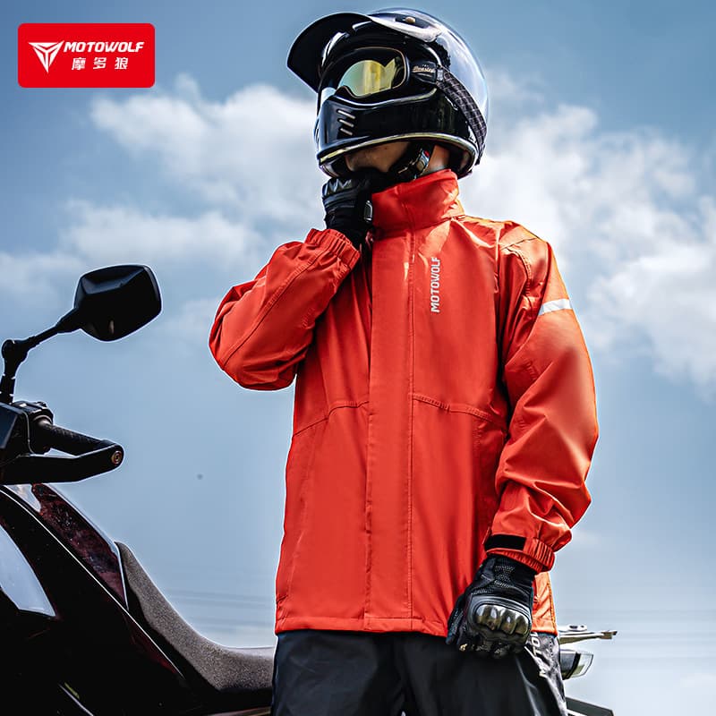 Motorcycle Riding Raincoat Outdoor Touring Raincoat Rider Raincoat Delivery Raincoat Outdoor Raincoat Two-Piece Rain Suit