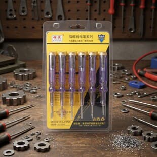 Transparent clear handle electric tester pen voltage tester