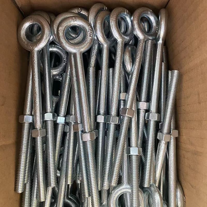 Extended lifting eye bolt lifting ring lifting ring national standard German standard mold lifting eye screw bolt inch lifting ring