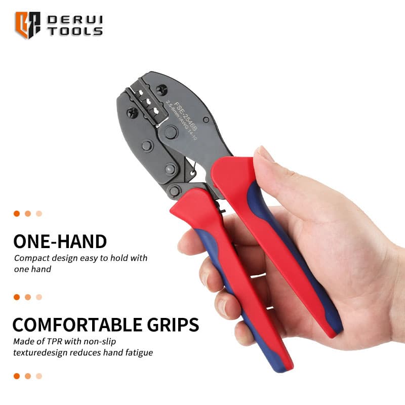 Cross-Border Hot Sale MC4 Solar Connector Terminal Crimping Pliers Photovoltaic Maintenance Electrician Pliers FSE-2546B