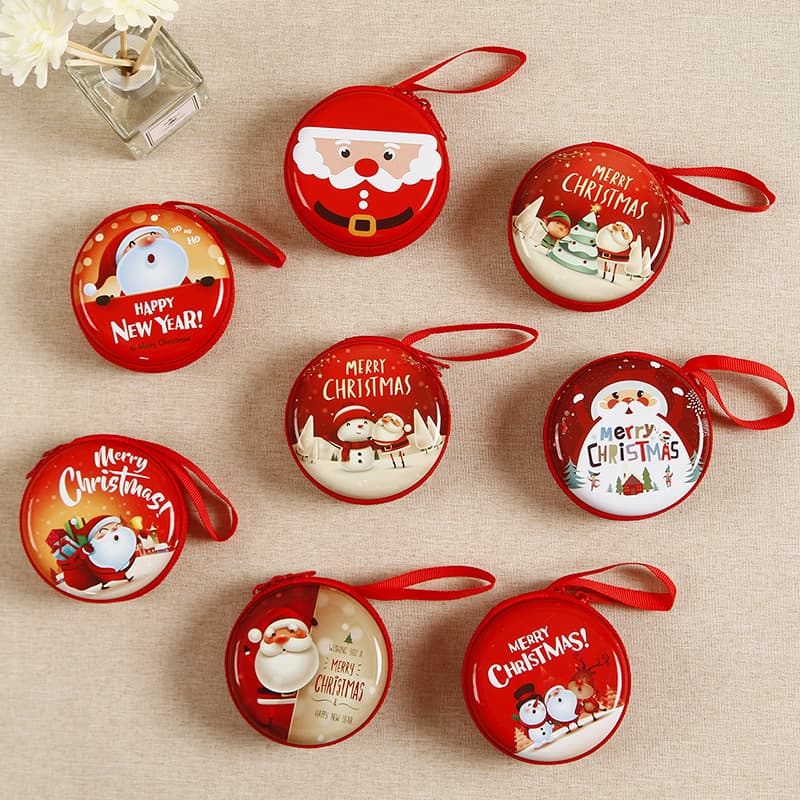 Christmas Gift Cartoon Children's Coin Purse Christmas Decorations Internet Celebrity Cute Toy Kindergarten New Year Gift
