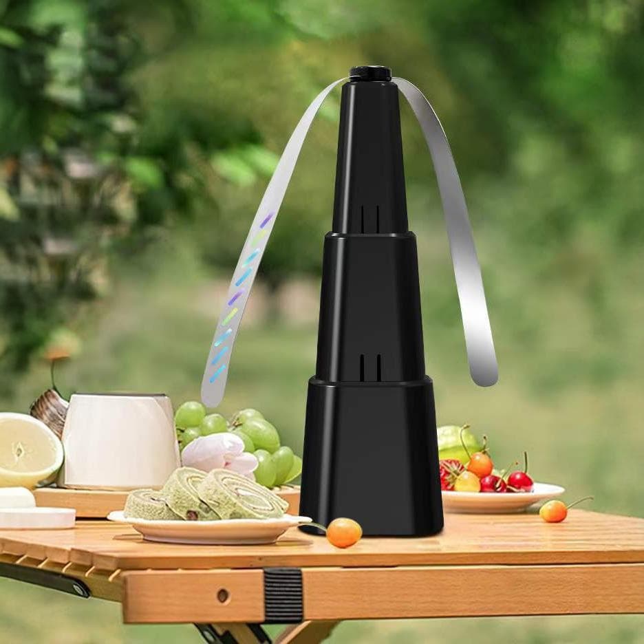 Cross-border Automatic Fly Catcher, Fly Repellent Mosquito Repelling Fan Outdoor Multi-functional Blade Fly Repeller