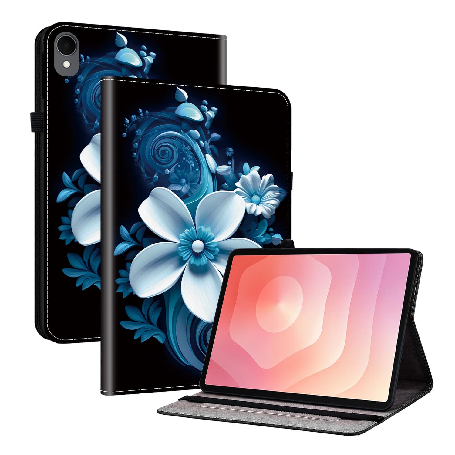 Suitable for Samsung Galaxy Tab S11 painted tablet A11 A11PLUS flower painted tablet protective cover
