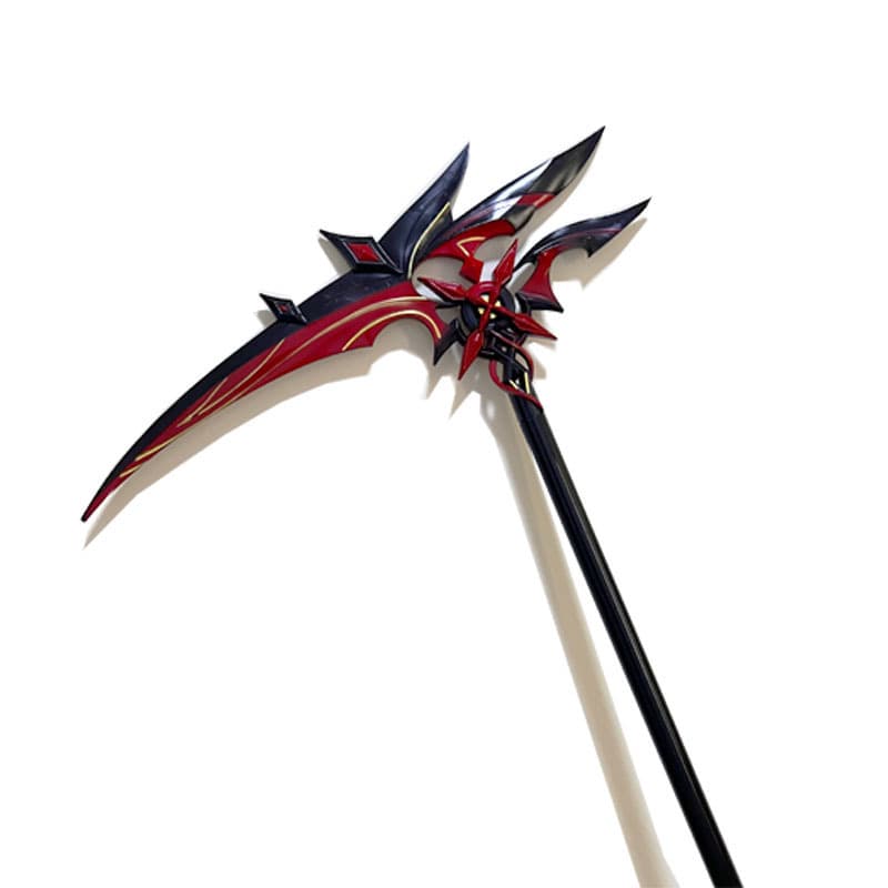Game Peripheral Toy Grim Reaper Scythe Subway Escape Battle Scythe Broken Blade PU Material Model Prop