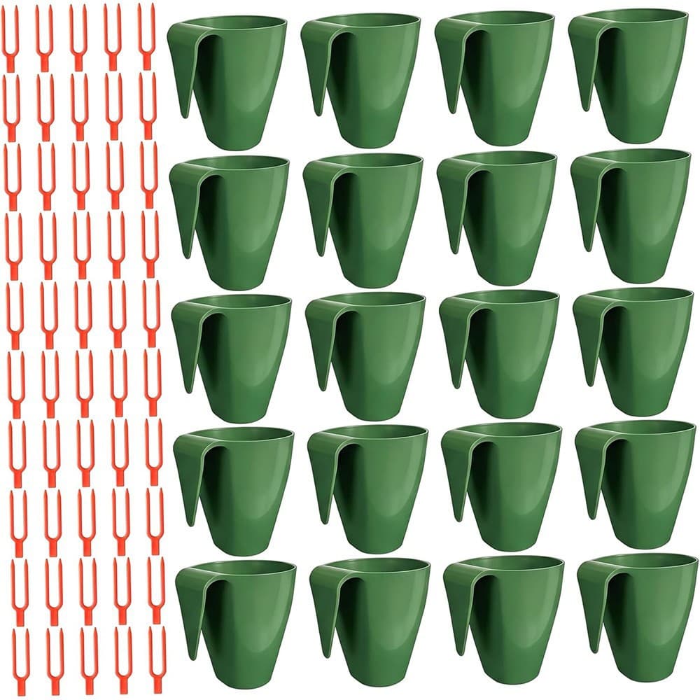 Cross-border strawberry propagation cup is suitable for strawberry spider plant pot transplanting nursery pot plastic flower pot hanging transplanting pot
