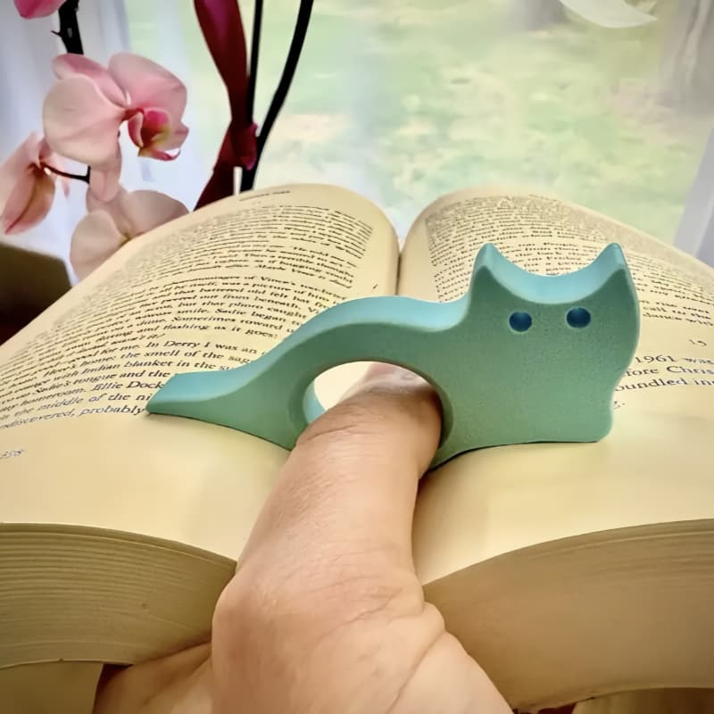 New Cross-Border Cat Thumb Book Page Holder 3D Printed Handmade Thumb Page Fun