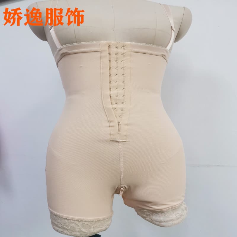 Export Best-Selling Bodysuit Shapewear Plus Size Slimming Body Shaper with Adjustable Buckles Butt Lifter Manufacturer