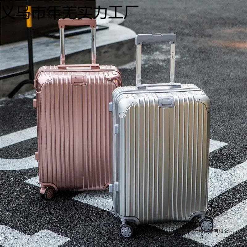 Durable Luggage Suitcase with Thickened Trolley Case, Reinforced Universal Wheels, Small Fashion Password Suitcase for Men and Women