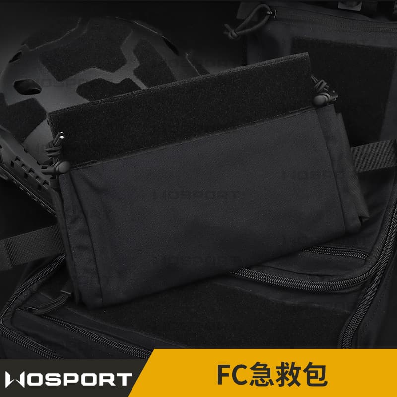 Wosport Fc First Aid Kit Portable Multi-Functional Large-Capacity Tactical Chest Hanging Expansion Medical Kit Pure Color