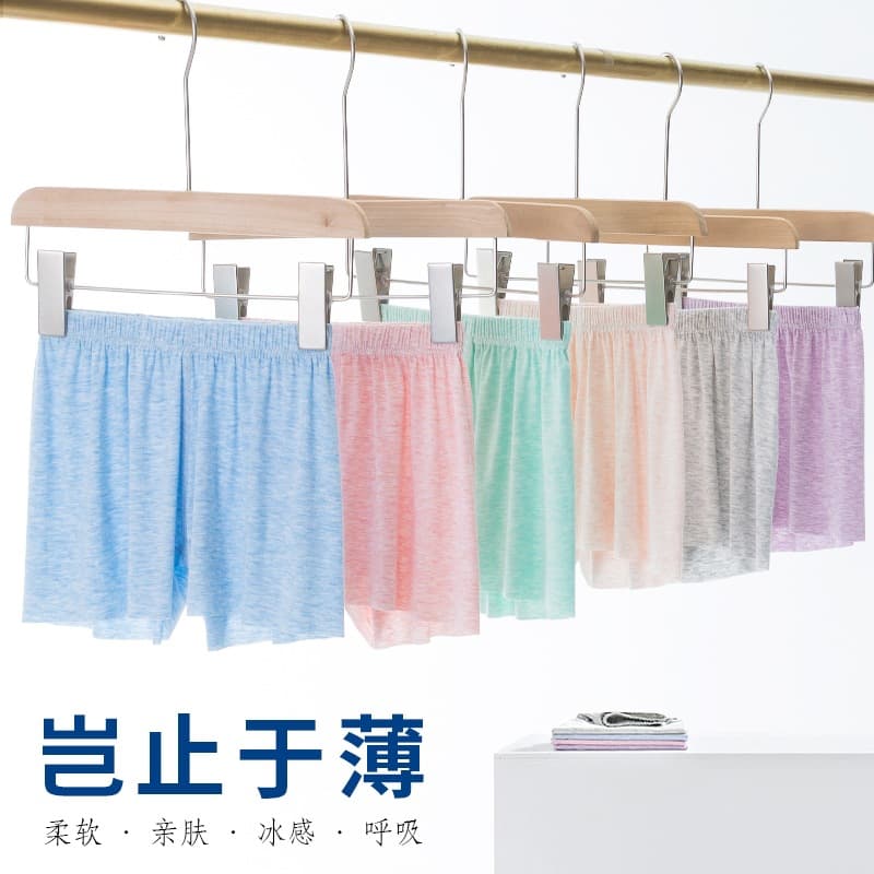 Summer Lightweight Children's Shorts, Boys and Girls Customizable Base Layer Boxer Underwear, Medium to Large Kids Loose Home Pants Sleep Pants
