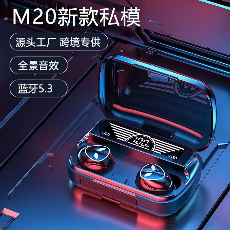 Cross-border Foreign Trade X15 M10 M90 F9-5C M20 Bluetooth Headset TWS Touch Digital Display Sports Wireless Headset