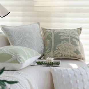 Summer Throw Pillow Cover 2026 New Chenille Jacquard Premium Living Room Sofa Backrest Pillow Removable Washable Sleeping Pillow