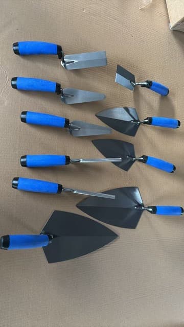 Factory Direct European Style Trowel 5-Piece Set, Brick Trowel 6-Piece Set, Home Construction Hand Tools, Plastering Tools