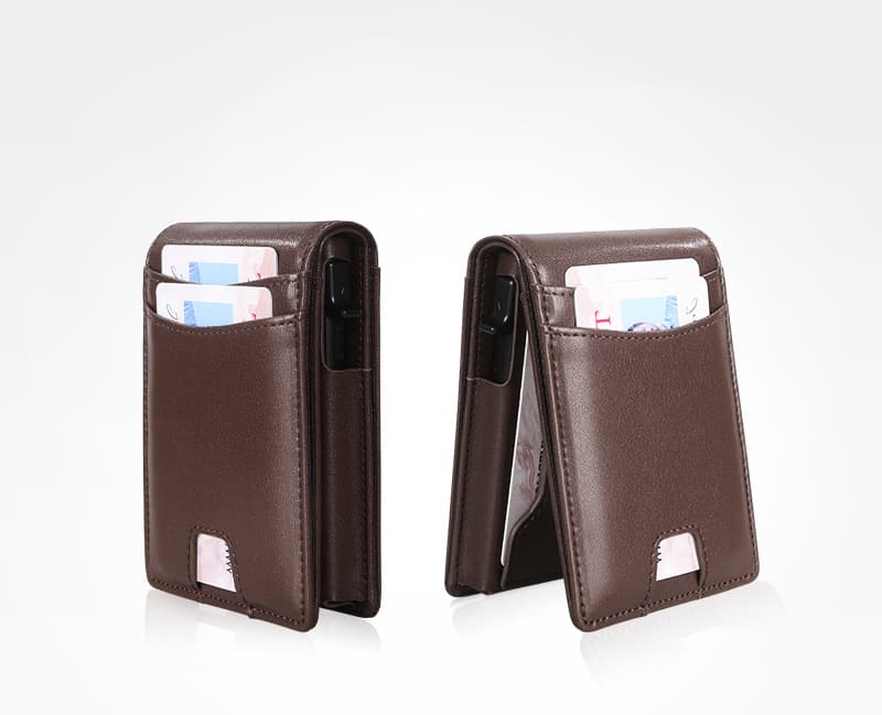 Cross-border in-stock card holder, large capacity casual wallet, trendy card case with multiple card slots, multifunctional men's wallet