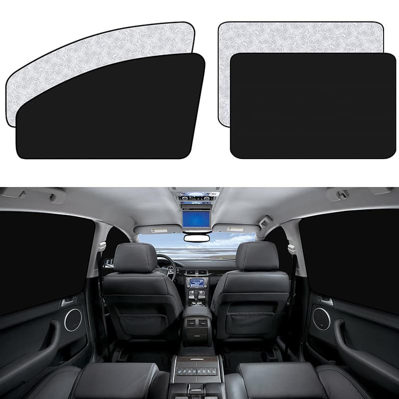 New Cross-Border Magnetic Privacy Window Shade Sunshade Mosaic Camping Curtain Heat Insulation Car Sun Visor