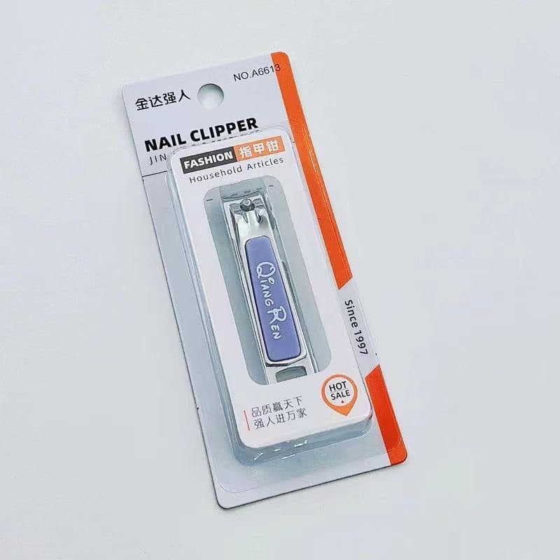 Jinda Qiangren Medium Lady Nail File Wholesale Nail Clipper QR6613 Flat Mouth Nail Clipper Carbon Steel Nail Clipper