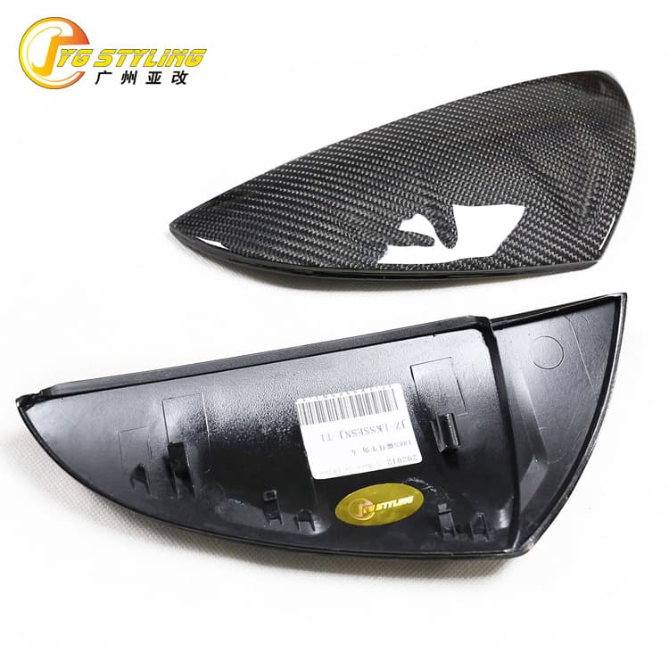 For Lexus ES IS LC LS500H350 Real Carbon Fiber Cowl Replacement Side Mirror Cover Shell