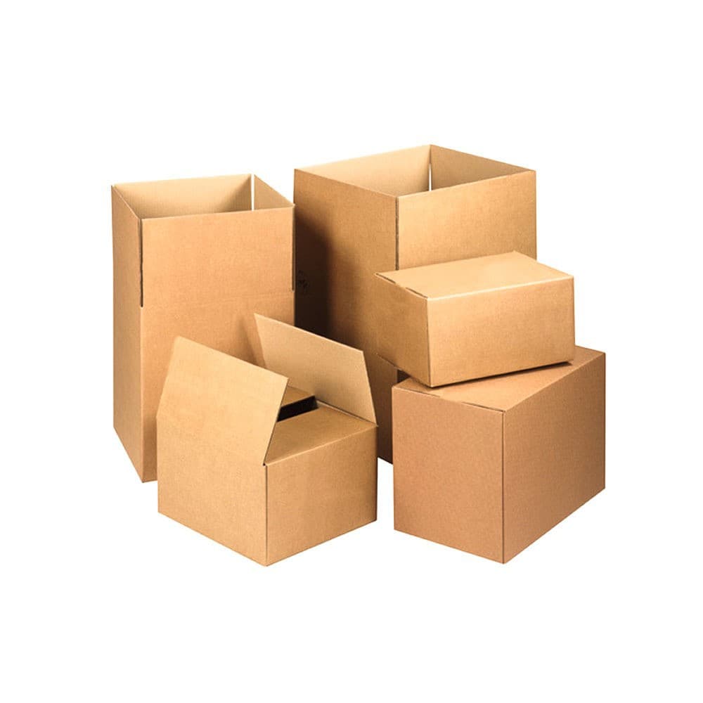 Size 1-12 Cardboard Shipping Boxes for Moving and Packing, Corrugated Carton Boxes for Courier