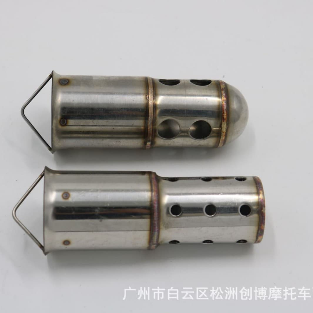 Car Exhaust Pipe Accessories - Muffler Tip Stainless Steel Material Straight Through Design In Various Sizes Colors