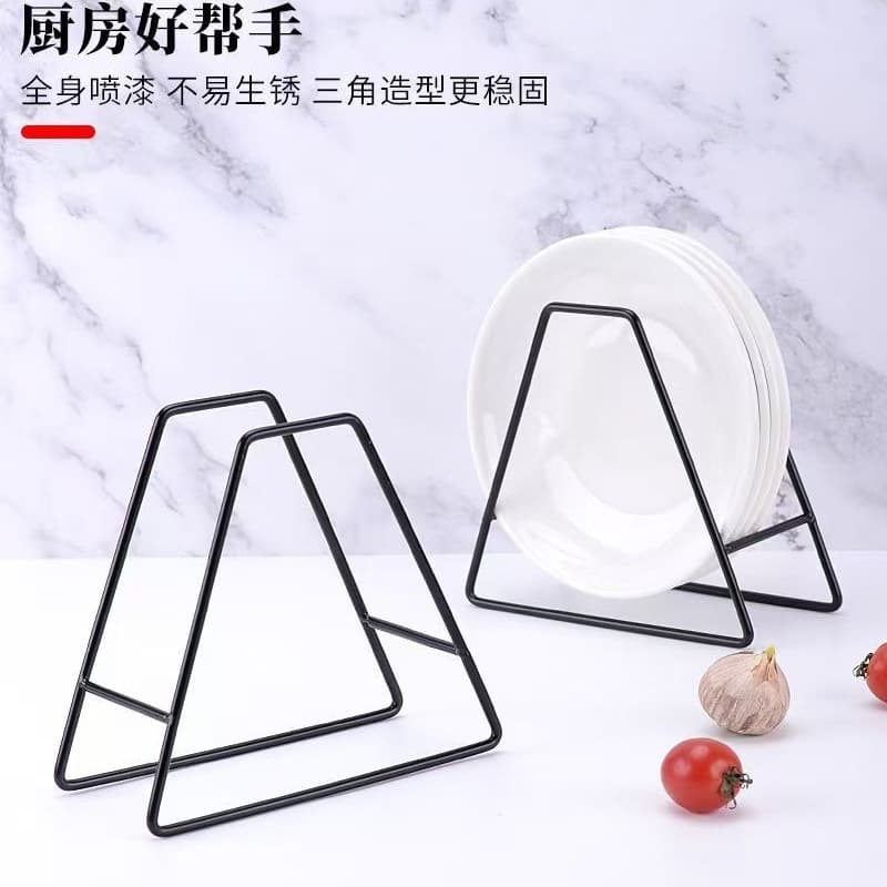 Trapezoidal Coaster Holder Desktop Certificate Photo Frame Stand Album Display Rack Decorative Plate Book Stand Kitchen Dish Rack