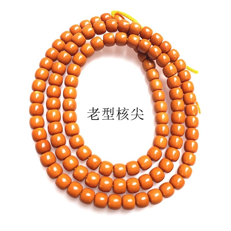 Hand-Polished Olive Pit Tip Old Style Bead Barrel Bead 6mm and Above 108 Beads Men and Women's Cultural Play DIY Bracelet