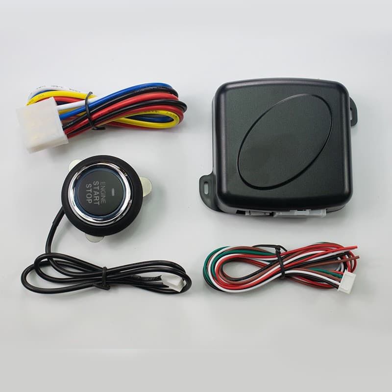 901 foreign trade cross-border: one-button start + remote control start (use original car remote control) + power-off control + handbrake