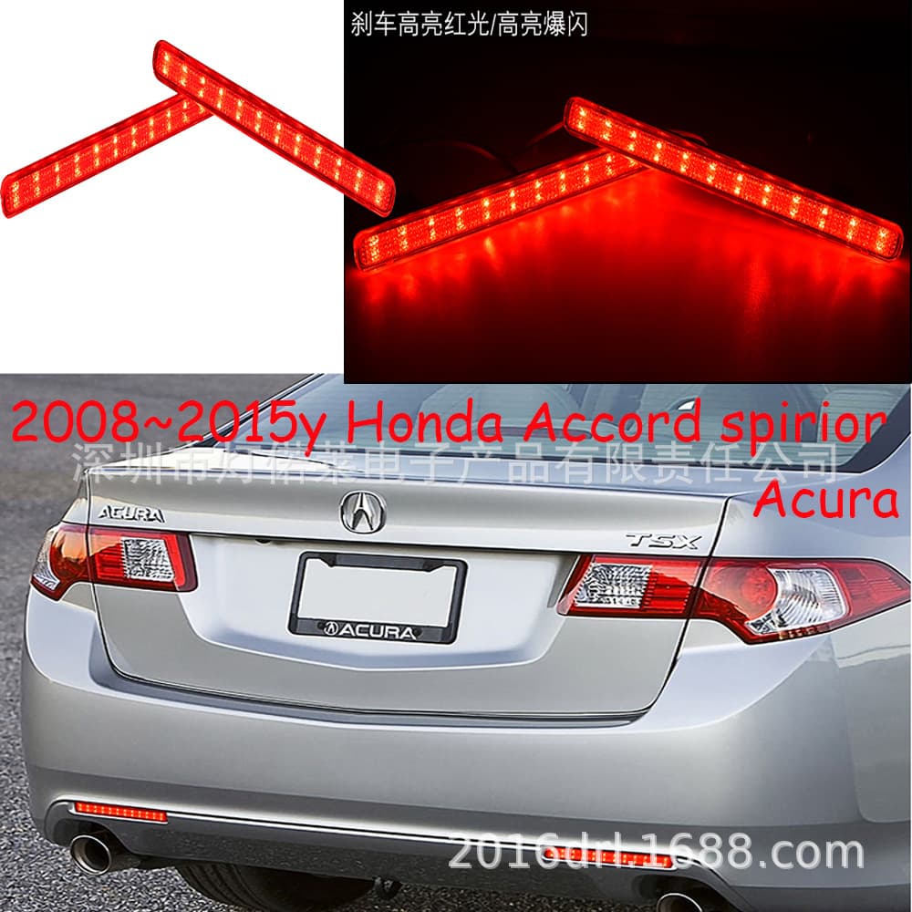 Compatible with Honda Accord Taillight, Spirior Brake Light, Acura Rear Bumper Light TSX 2008~2015