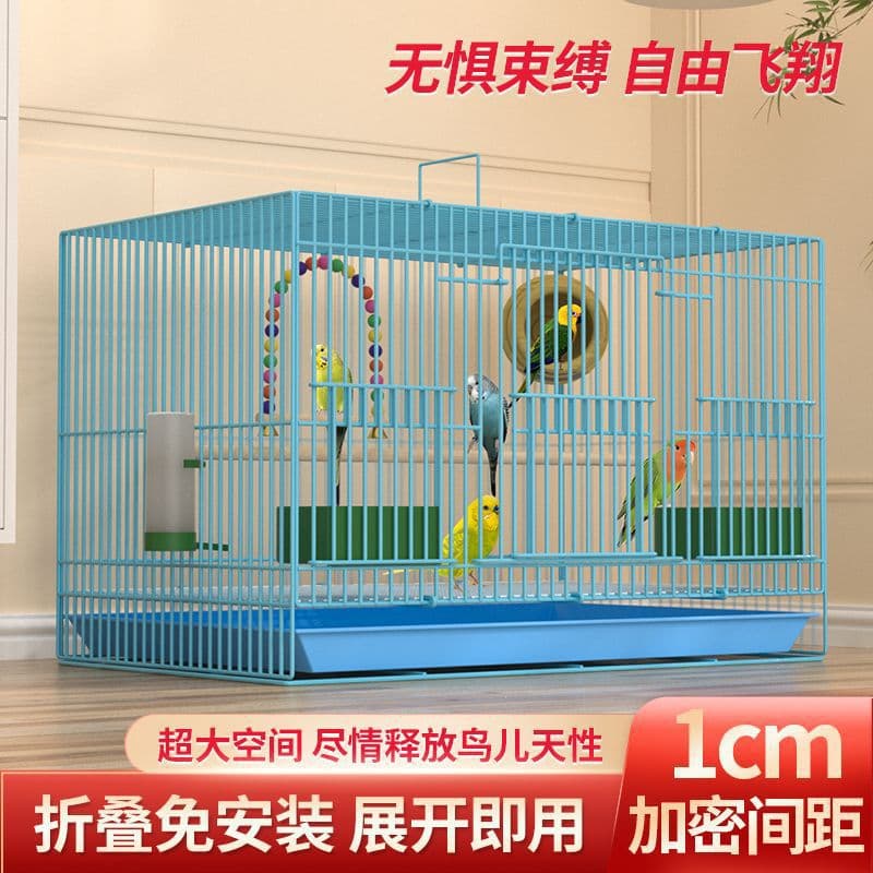 Bird Cage for Home Use, Suitable for Budgies, Parakeets, Mynah Birds, Cockatiels, Lovebirds, Large Size for Breeding